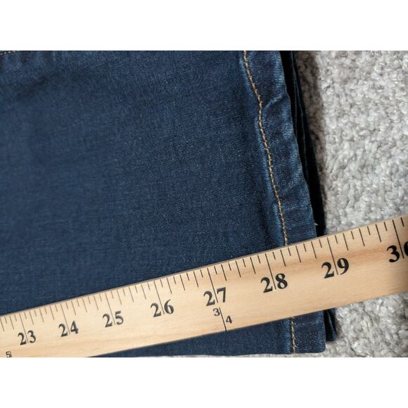Torrid Super Soft Jeans Dark Wash Size 4 TALL No Button Pocket Stretch Lean Jean - Picture 8 of 8